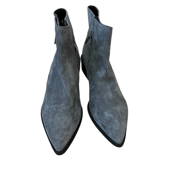 Vincent POINTY TOE Gray Ankle BOOTIE - Picture 7 of 11